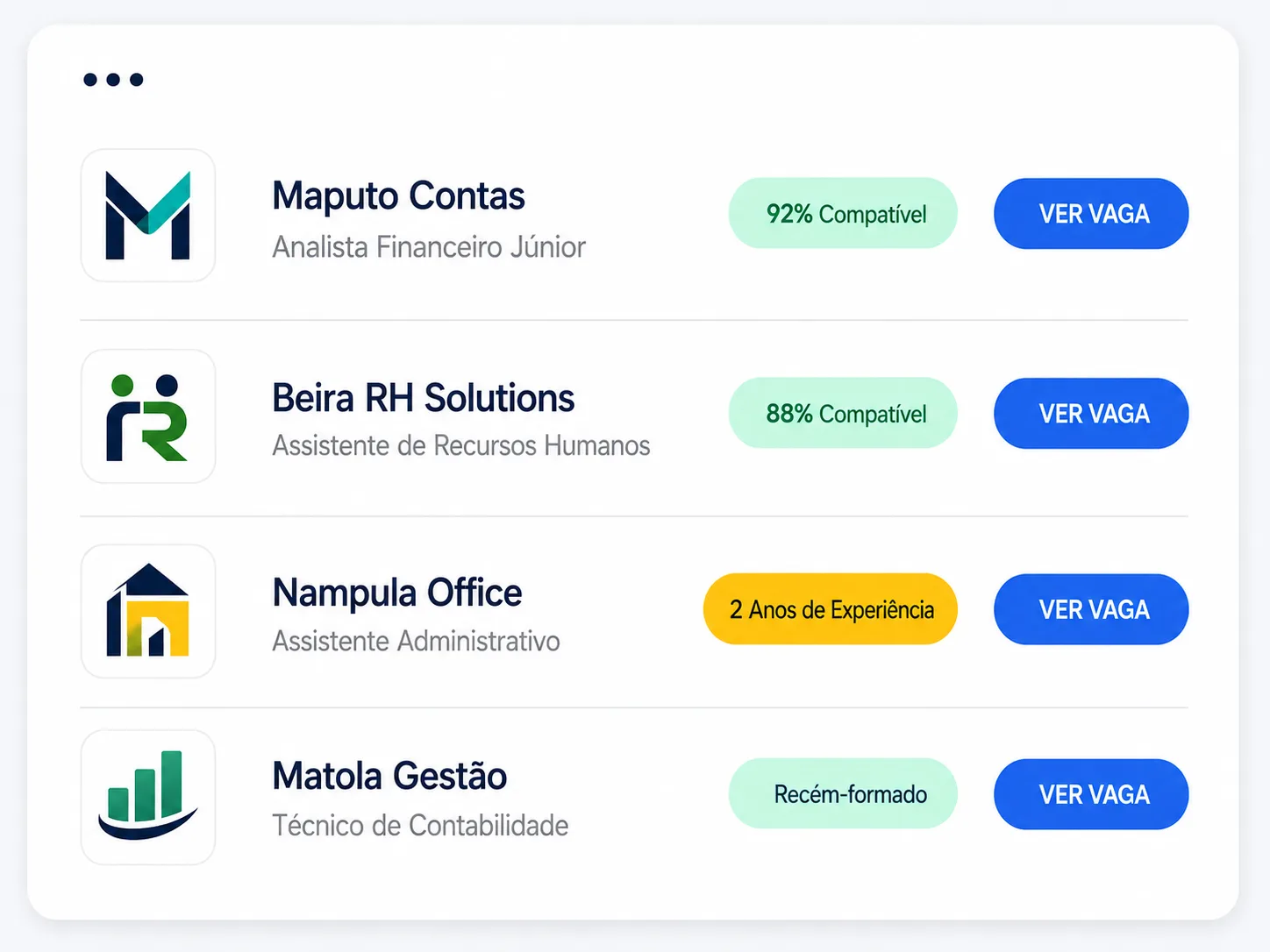 AiKCV vagas certas para o teu perfil